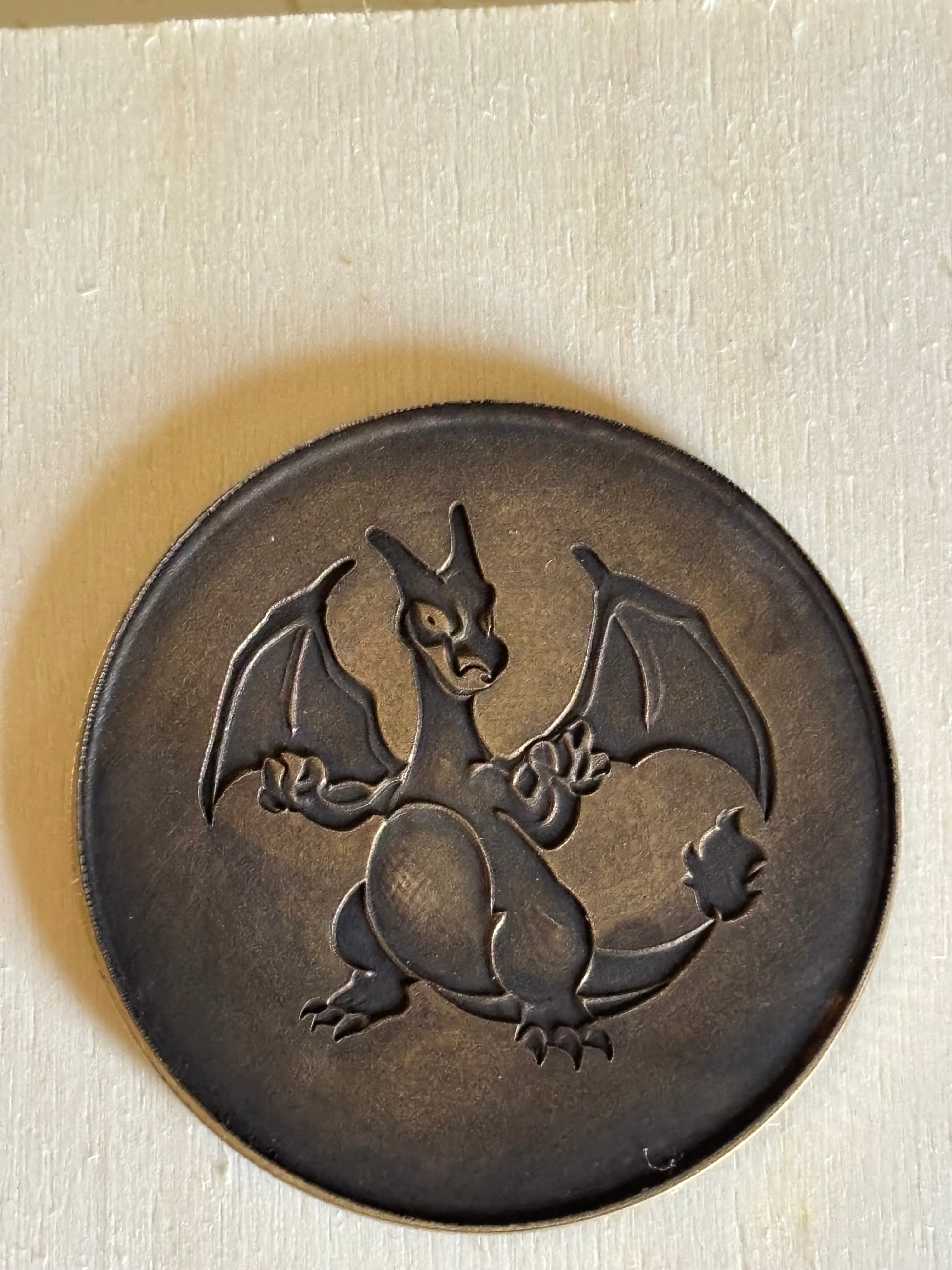 Fire Dragon Challenge Coin – Fantasy Collectible Token