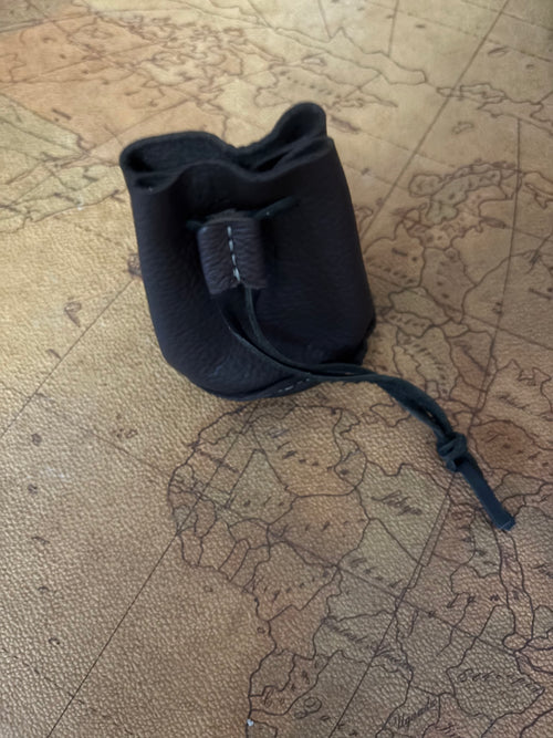 Handcrafted Leather Dice Pouch / Coin Pouch