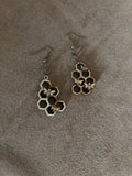 Honeycomb Bee Earrings – Laser Cut Wooden Earrings