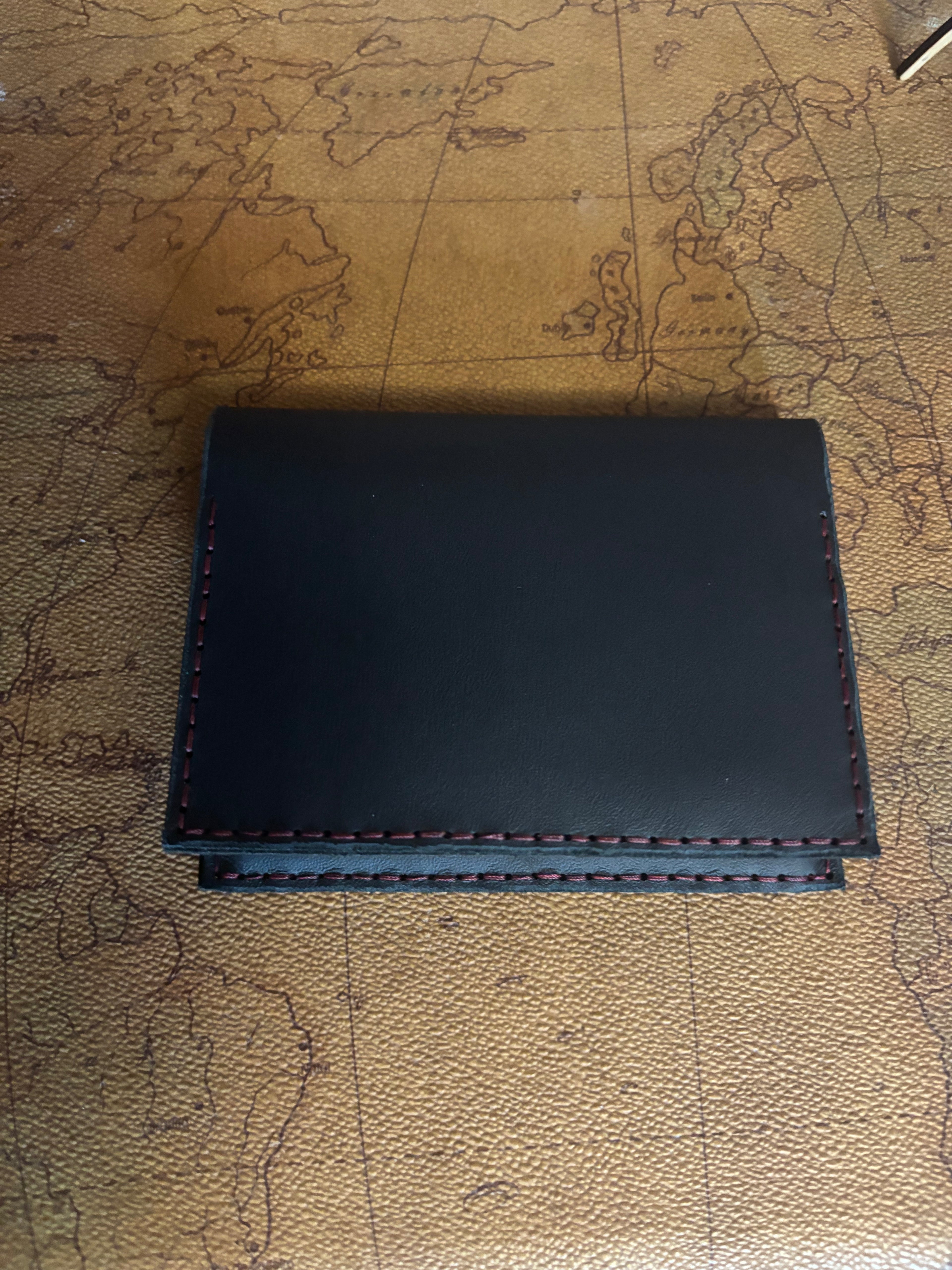 Ironwood creations, handmade leather wallet ￼
